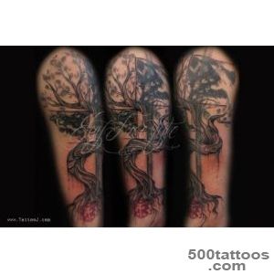 32+ Tree Of Life Tattoos On Sleeve_5