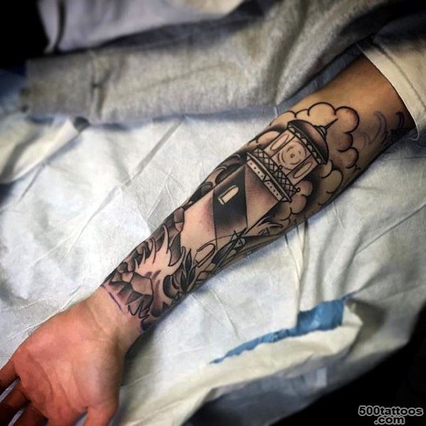 100 Lighthouse Tattoo Designs For Men   A Beacon Of Ideas_21