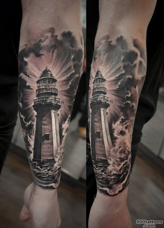 Chronic Ink Tattoo   Toronto Tattoo Lighthouse tattoo done by ..._3