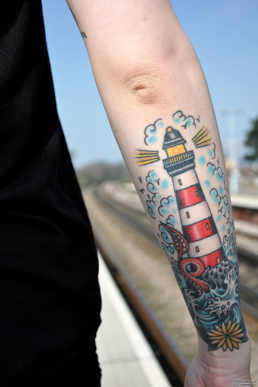 Lighthouse Tattoos Designs, Ideas and Meaning  Tattoos For You_16