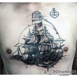 100 Lighthouse Tattoo Designs For Men   A Beacon Of Ideas_19