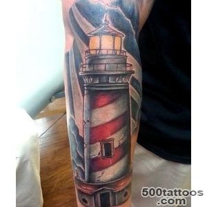 100 Lighthouse Tattoo Designs For Men   A Beacon Of Ideas_20