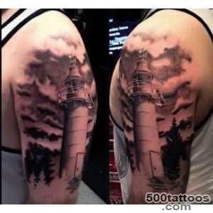 100 Lighthouse Tattoo Designs For Men   A Beacon Of Ideas_23