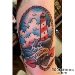 Lighthouse Tattoo Designs, Ideas, and Meanings_24