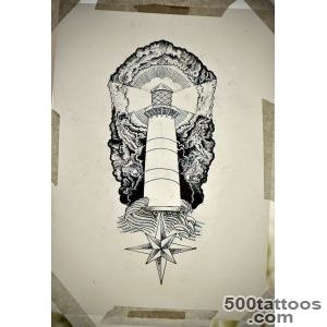 Lighthouse tattoo on Behance_31