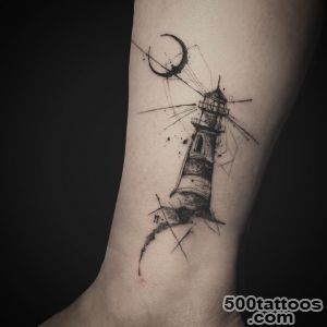 Moon Lighthouse Tattoo  Best Tattoo Ideas Gallery_13