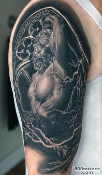 80 Zeus Tattoo Designs For Men   A Thunderbolt Of Ideas_14