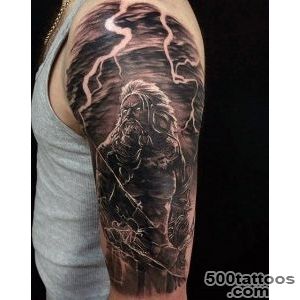 80 Zeus Tattoo Designs For Men   A Thunderbolt Of Ideas_16