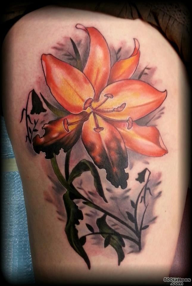 55+ Awesome Lily Tattoo Designs  Art and Design_12