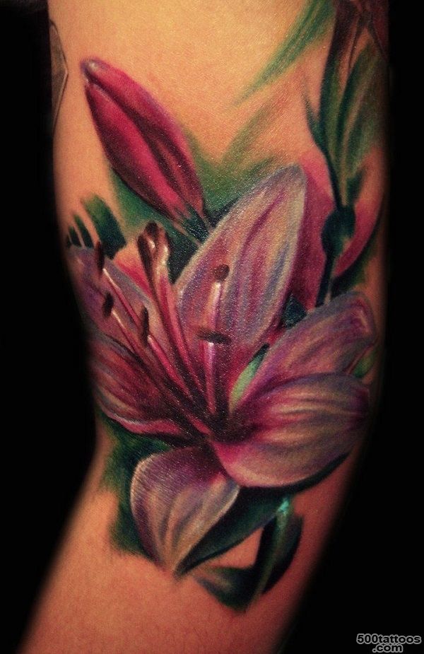 55+ Awesome Lily Tattoo Designs  Art and Design_16