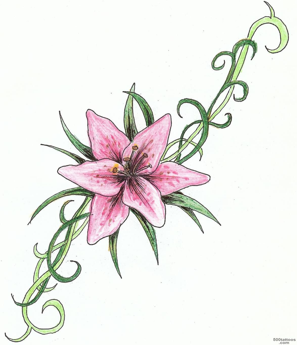 Lily Tattoos Designs, Ideas and Meaning  Tattoos For You_26