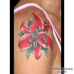 32 Unusual Lily Tattoos Designs_35