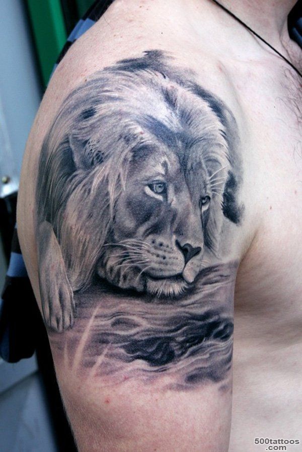 50 Examples of Lion Tattoo  Art and Design_35