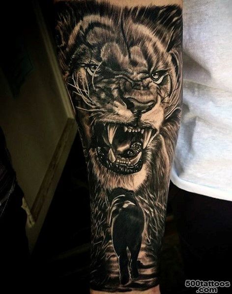 85 Lion Tattoos For Men   A Jungle Of Big Cat Designs_23
