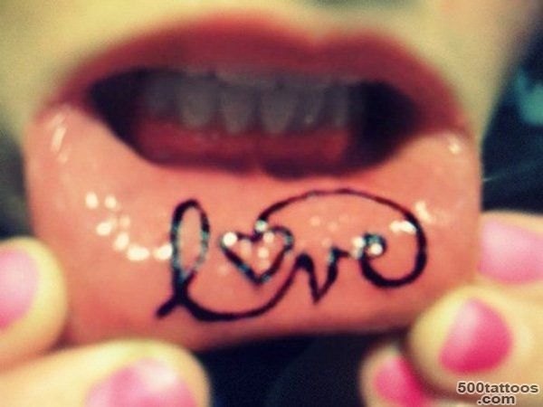 30+ Incredible Lip Tattoos  Art and Design_15