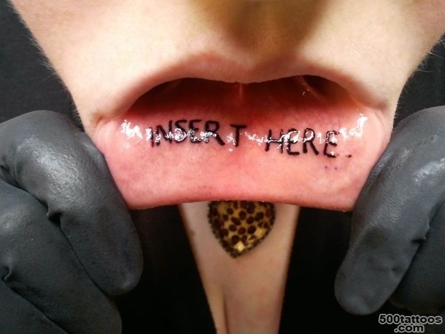 Insert here inside lip tattoo  Tattooslt33  Pinterest  Inside ..._9
