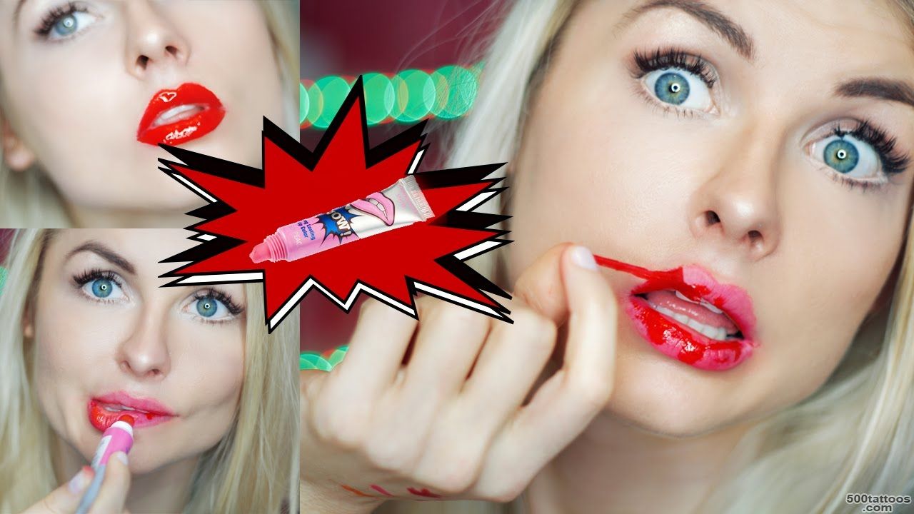 LIP TATTOO COLOR PEEL OFF MASK FAIL (review)   YouTube_28