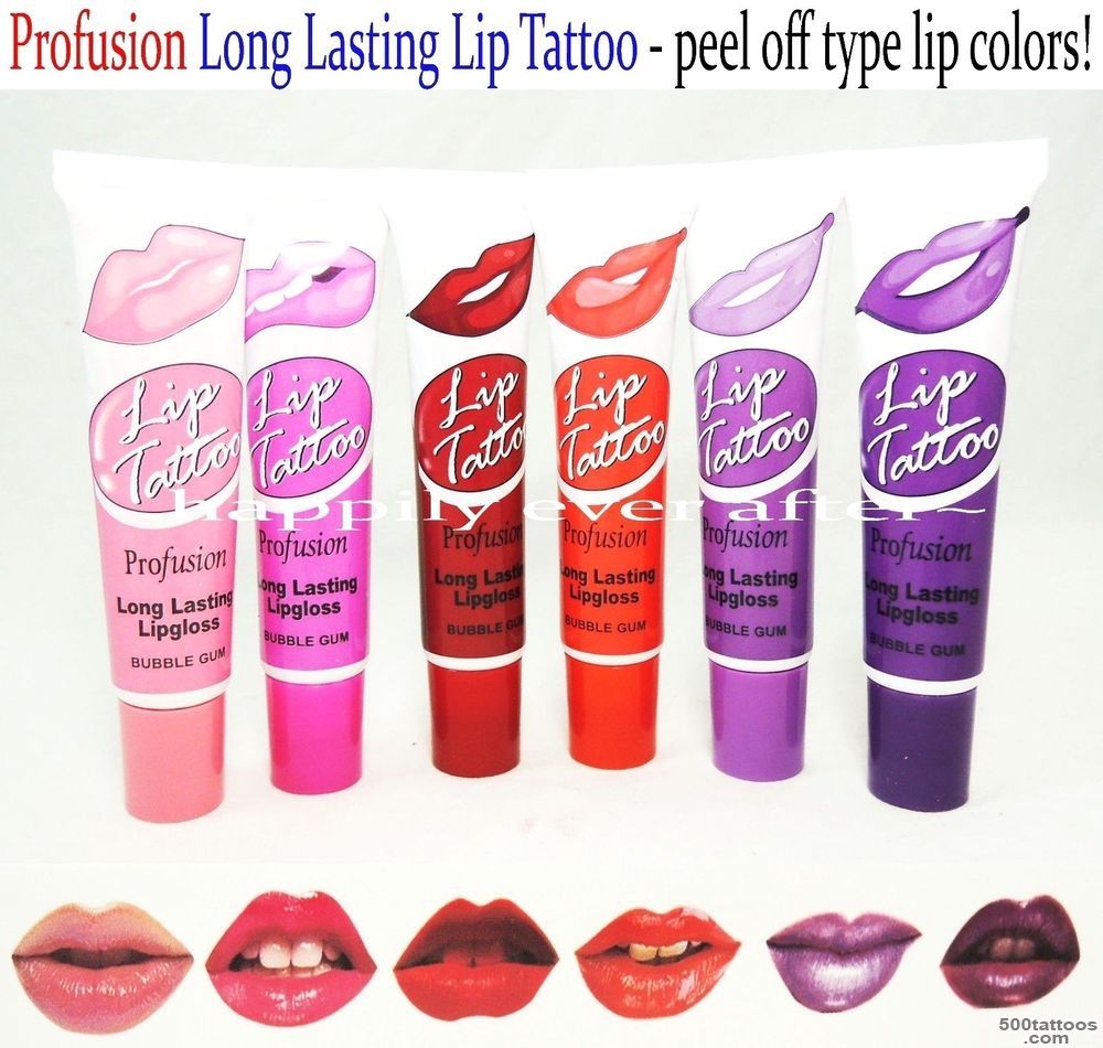 Profusion Lip Tattoo Long Lasting Lipgloss 6 Colors Lip Tattoo ..._21