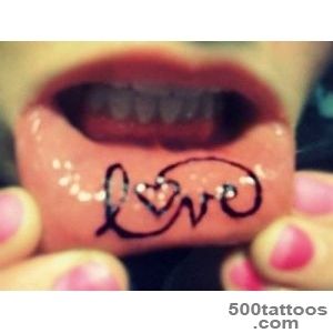 30+ Incredible Lip Tattoos  Art and Design_15