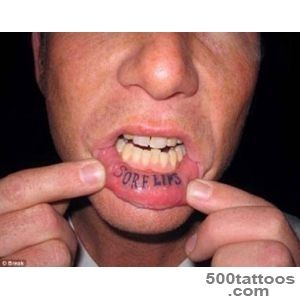 Inner lip inking craze sees fans get tattoos etched INSIDE their _27