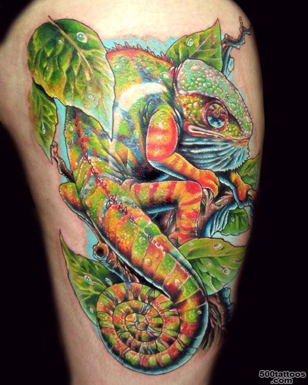 30+ Incredible Lizard Tattoos with Meanings  Art and Design_36