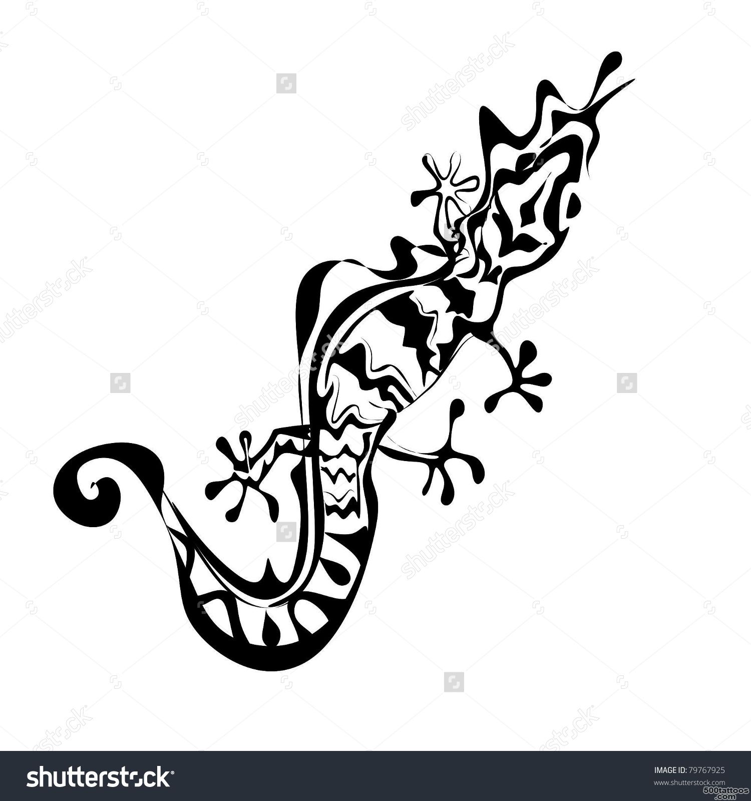 Lizard Tattoo Stock Photos, Images, amp Pictures  Shutterstock_26