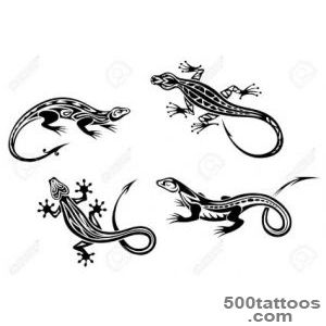 Lizard tattoo design, idea, image