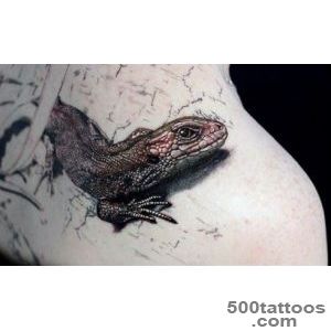 100 Lizard Tattoos For Men   Cool Reptile Designs_47