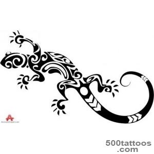 Tribal Lizard Tattoo Design and Clipart  Free Clipart Design Download_37