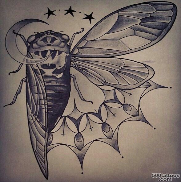 Locust  Tattoo Art Drawings Flash  Pinterest_1