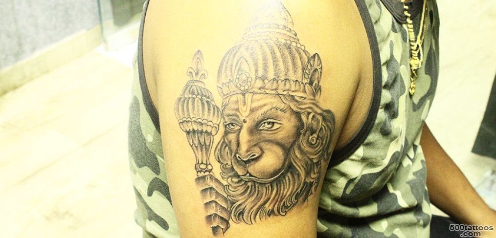 Lord Hanuman Tattoo   What do they mean Monkey God Tattoo Designs ..._12