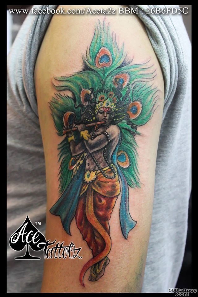 Lord Krishna Tattoo Designs   Ace Tattooz amp Art Studio Mumbai India_22