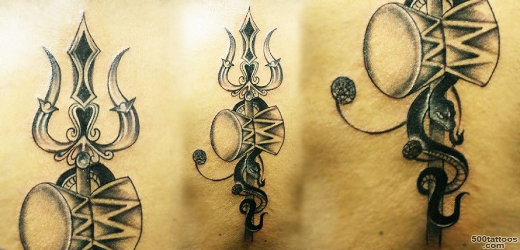Mythological Customized Tattoo of Lord Shiva#39s Trishul, Damru ..._33