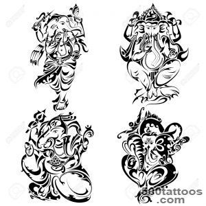 Tattoo Style Lord Ganesha Royalty Free Cliparts, Vectors, And _45