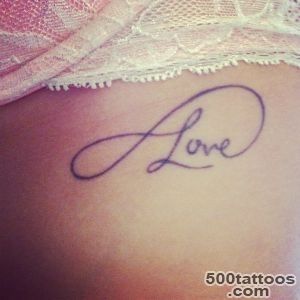 infinite love tattoo  Cool Tattoos Designs_50