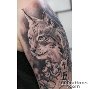 Lynx Tattoo On Half Sleeve by Tuomaskoivurinne_25