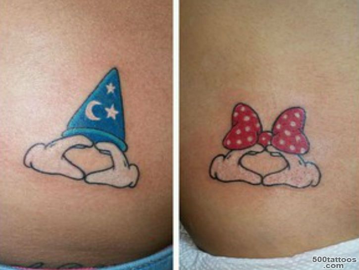 20 Magical Tattoos For Couples Who Love Disney As Much As They ..._23