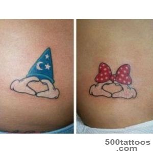 20 Magical Tattoos For Couples Who Love Disney As Much As They _23