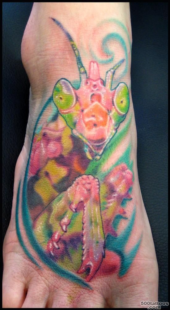 Off the Map Tattoo  Tattoos  Phil Robertson  Orchid mantis tattoo_43