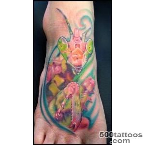 Off the Map Tattoo  Tattoos  Phil Robertson  Orchid mantis tattoo_42