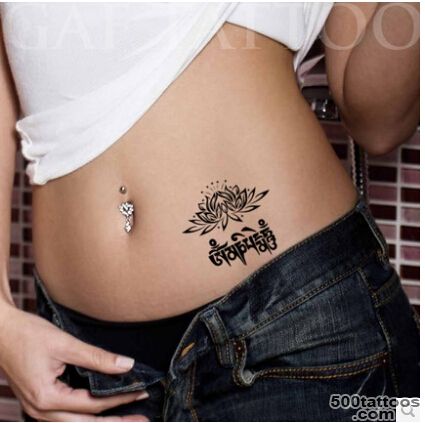 Lotus Tattoo stickers totem tattoo Sanskrit mantra ..._ 17