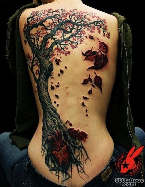 60+ Amazing 3D Tattoo Designs  Tree Tattoos, Maple Tree Tattoos ..._39