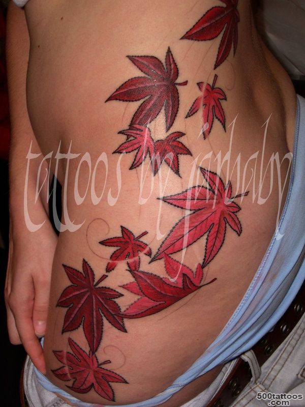 Chinese Maple Leaves Tattoo lt Images amp galleries_8