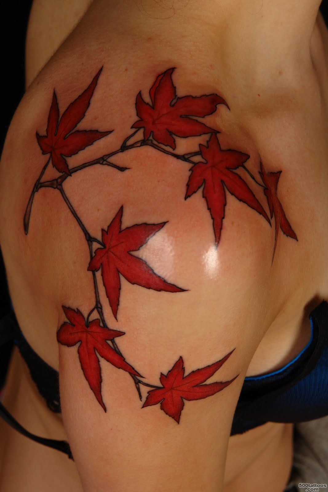 Leaf Tattoos and Designs Page 2_42