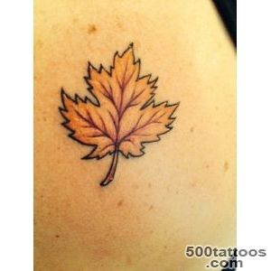 21 Latest Leaf Tattoo Images And Designs_27