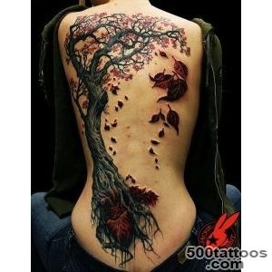 60+ Amazing 3D Tattoo Designs  Tree Tattoos, Maple Tree Tattoos _39