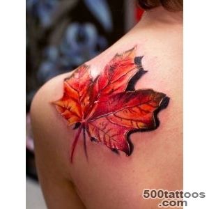 Cool maple leaf tattoo  Tattoo#39s  Pinterest  Maple Leaf Tattoos _2