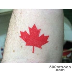 Pin Maple Leaf Olympic Tattoo On Upper Back on Pinterest_11