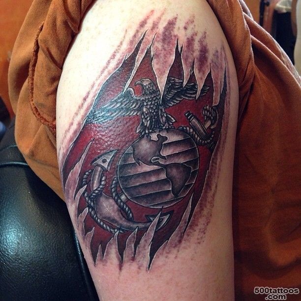 25 Cool USMC Tattoos   Meaning, Policy and Designs_6