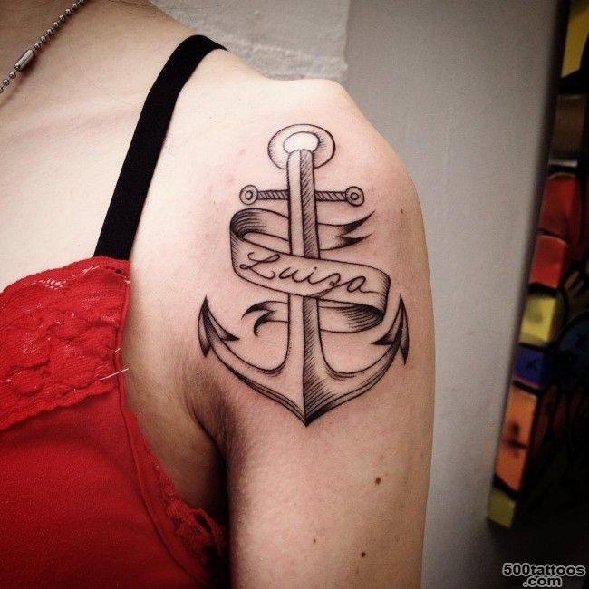 70+ Strong Anchor Tattoo Designs and Meaning_34